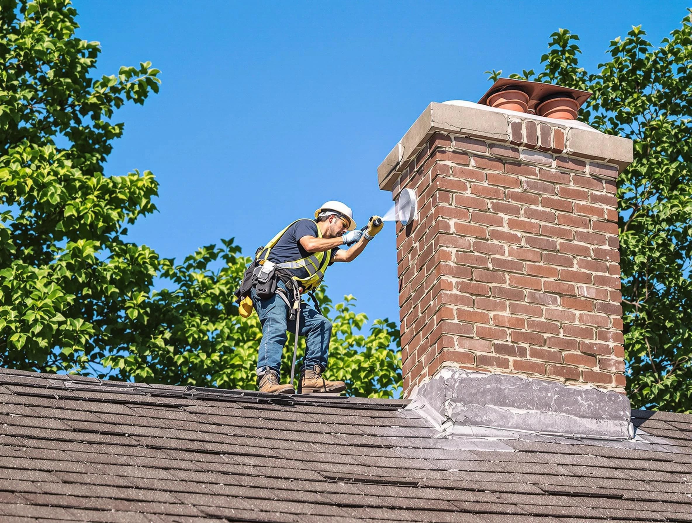 Grayson Valley Chimney Sweep performing an inspection with advanced tools in Grayson Valley, AL