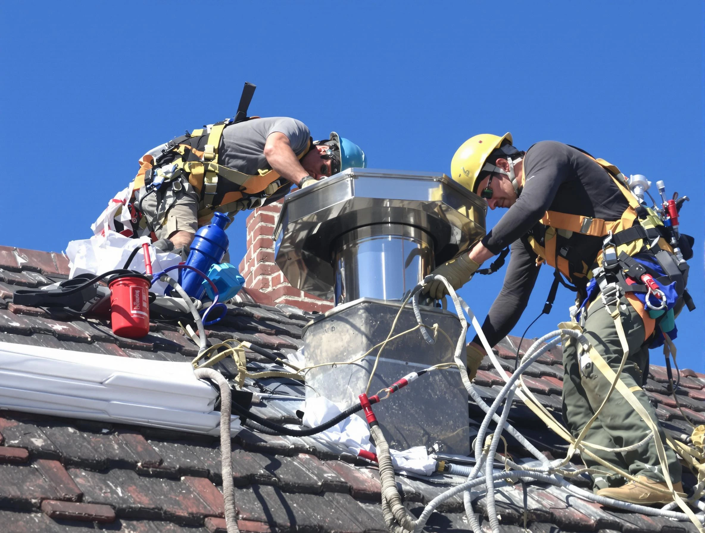 Protective chimney cap installed by Grayson Valley Chimney Sweep in Grayson Valley, AL