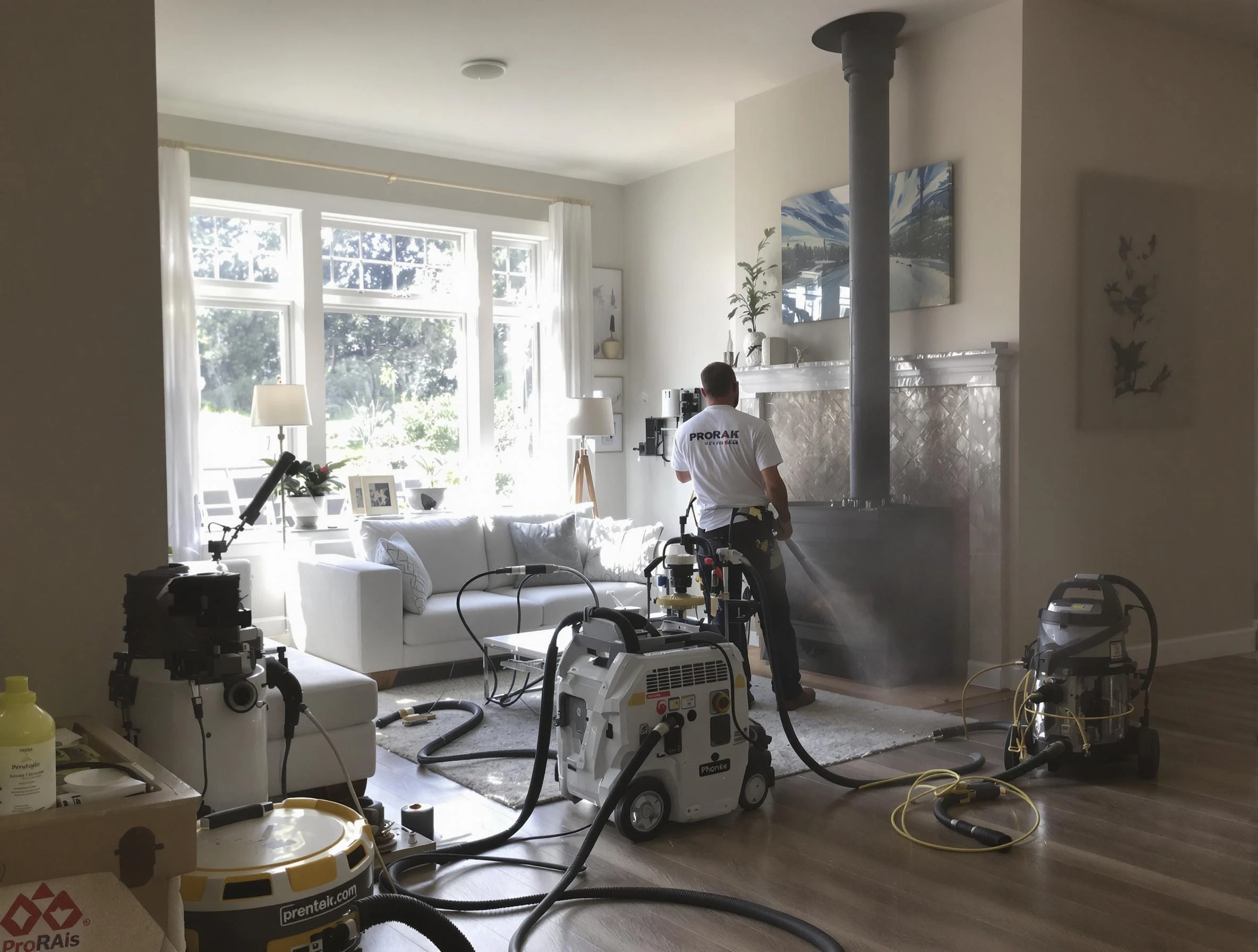 Soot removal service by Grayson Valley Chimney Sweep for a fireplace in Grayson Valley, AL